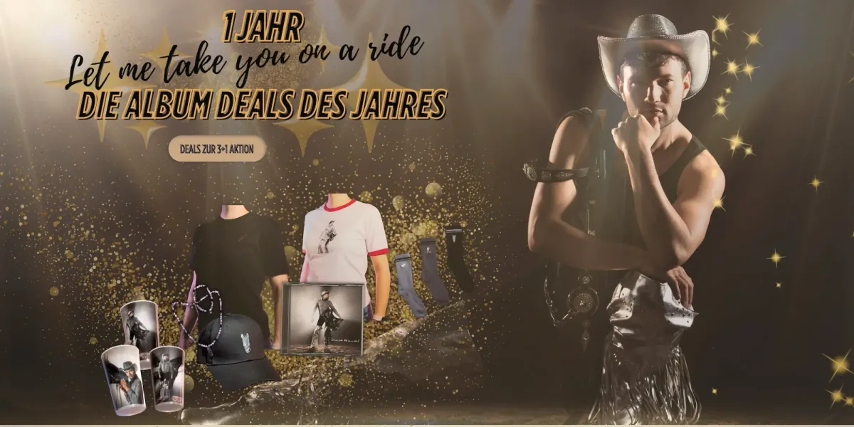 1 Jahr „Let me take you on a ride“ – die Album-Deals des Jahres. Zu den Deals der 3+1-Aktion