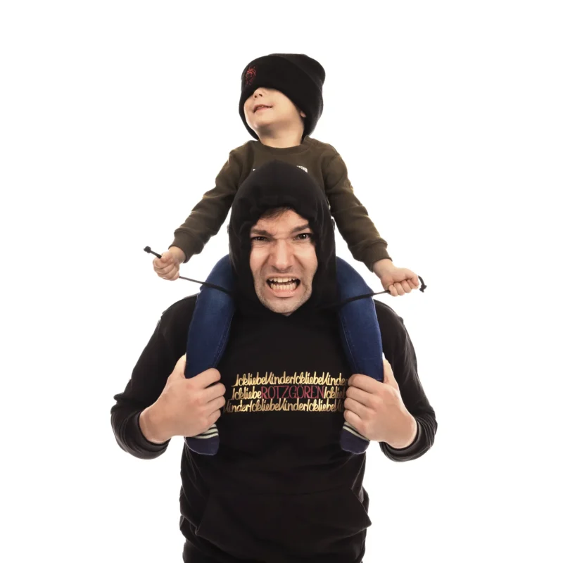 Hoodie „IckliebekinderROTZGÖREN“