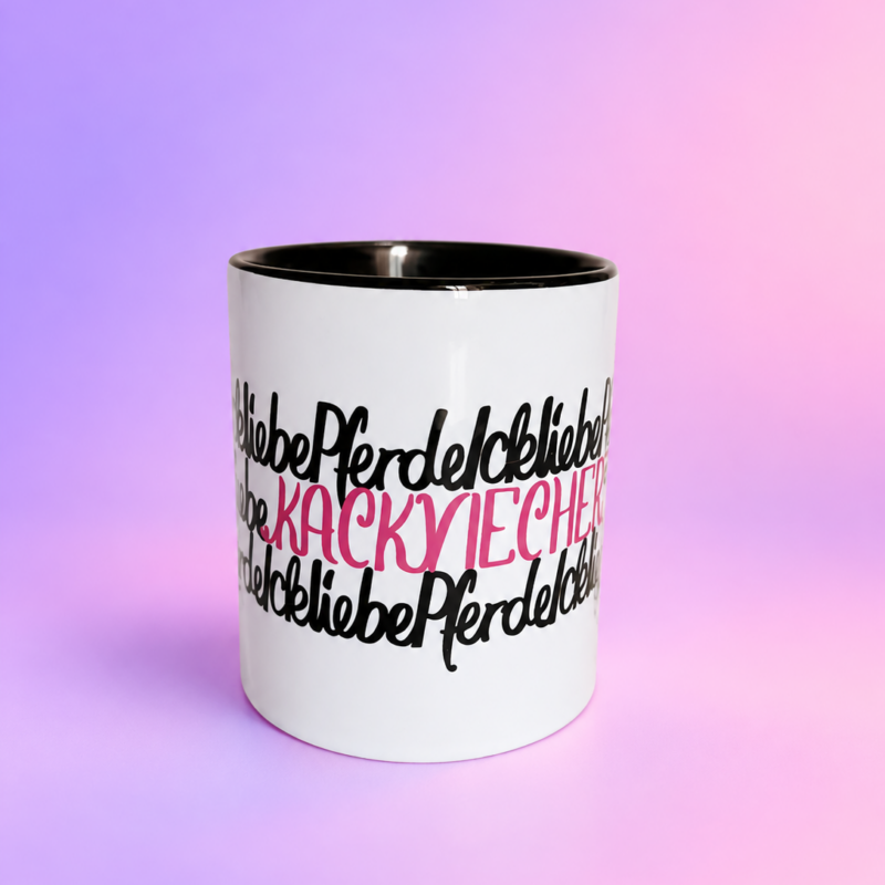 Tasse „IckliebepferdeKACKVIECHER“