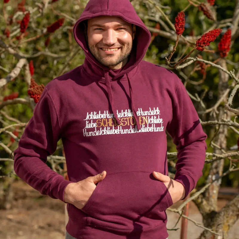 Hoodie „IckliebeHundeSCHEISSTÖLEN“