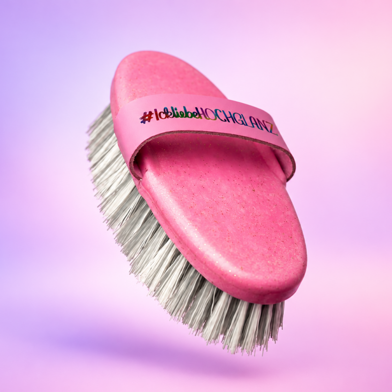 Wurzelkardätsche "IckliebeHOCHGLANZ" pink