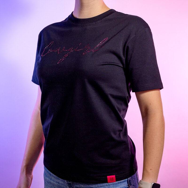 T-Shirt CowGirl „Let me take you on a Ride“ schwarz